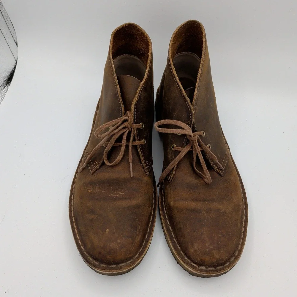 Clarks Originals Desert‎ Boot Beeswax Brown Leather Chukka Mens Size 9 26106562
